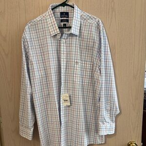 Stafford Men's Multicolor Plaid Button-Down Shirt